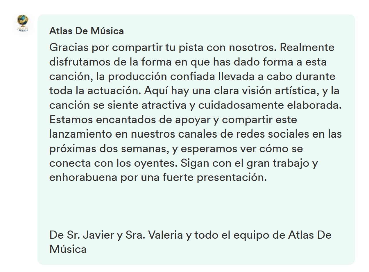 Atlas De Música feedback for Faa ji